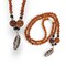 Rudraksha Mala with Narmadeshwar Shivling Pendant for Men Women 5 Mukhi Rudraksha Mala Shaligram Narmada Pendant Necklace Yoga Meditation (pack of 1)